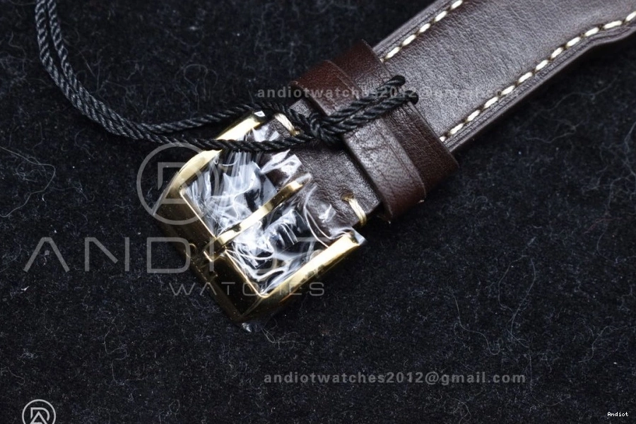 ZF Best Brown on Dial Edition IW501005 UrbanChic Strap Big Real Black Bronze 519 Leather 1:1 A Pilot 0713
